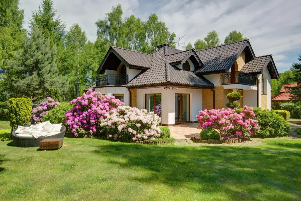 A well-kept suburban home