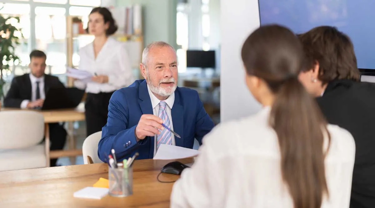 Sitting down together to walk through a mortgage file