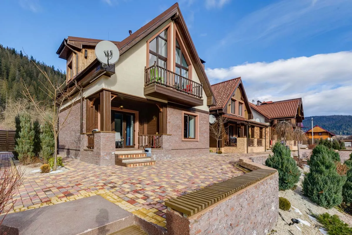 A home set against open country