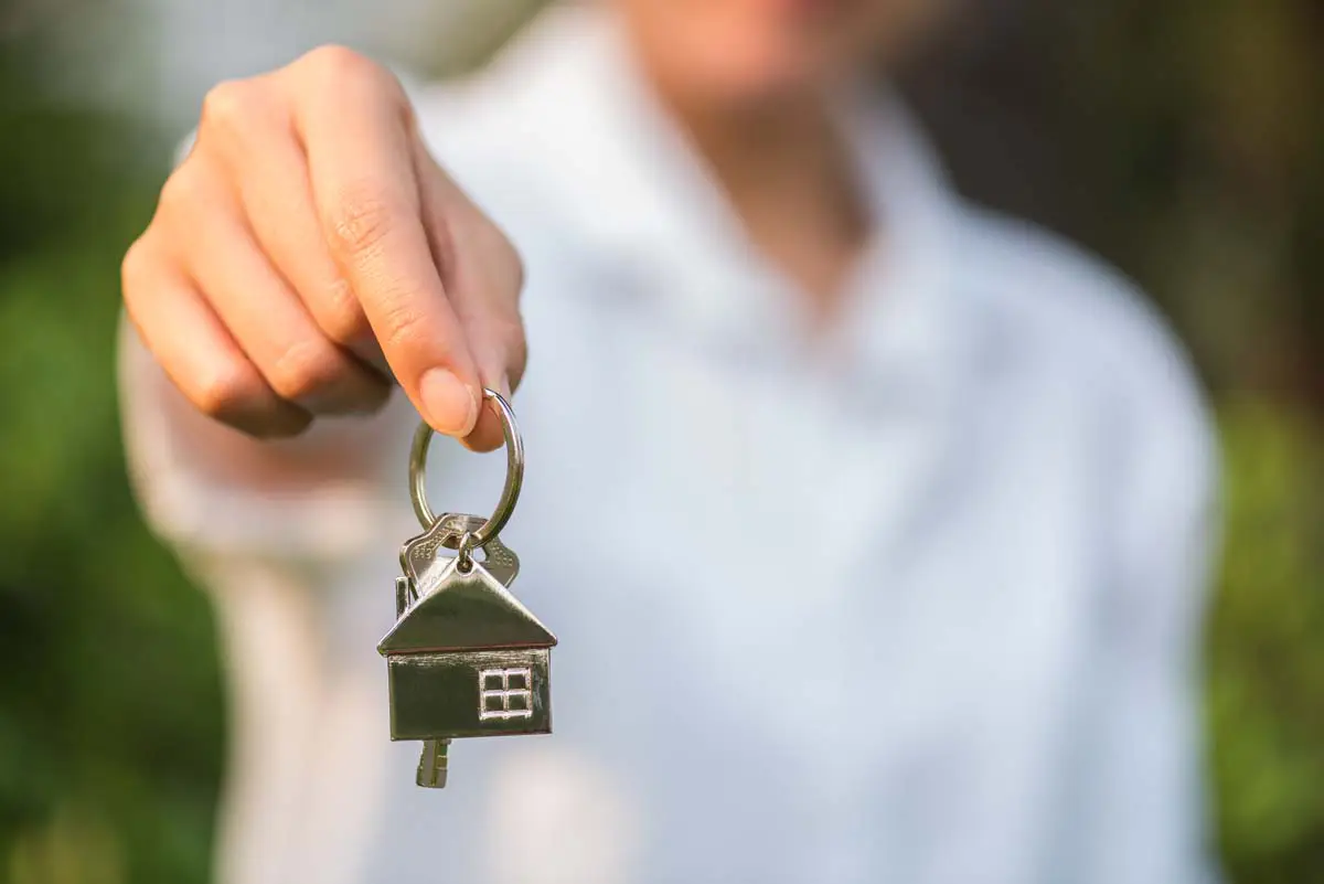 Keys in hand after closing